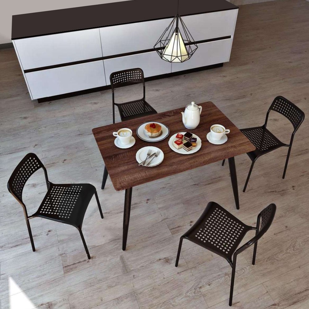 FINSSO: Emma Dining Table Set With Charlotte Dining Chairs / Set Meja Makan