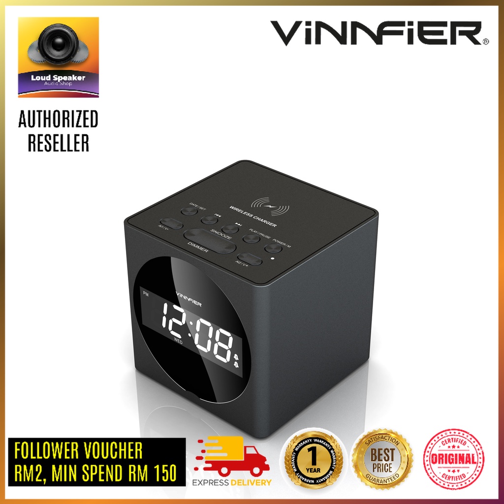 Vinnfier Neo Air 6 Wireless Charging Bluetooth Speaker Shopee Malaysia