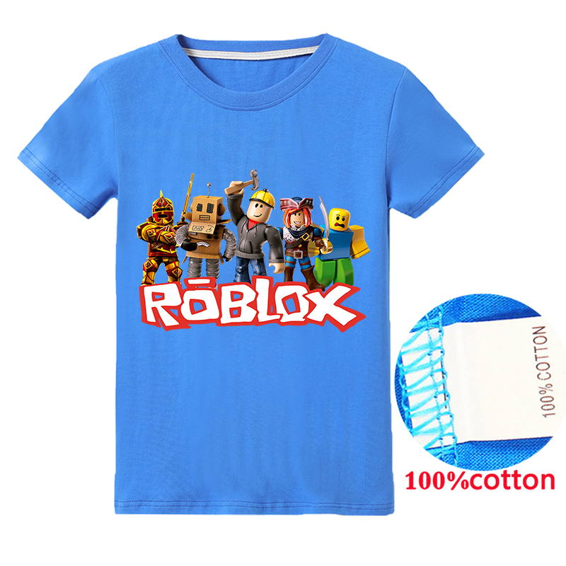 New Babybayi Roblox Baby Short Sleeve Children T Shirt Boys Clothes Tops Kids Cotton Girls T Shirts Tees Shopee Malaysia - pf kids roblox