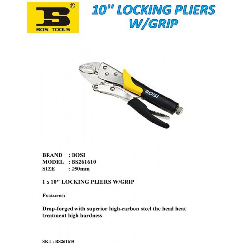 grip plier size