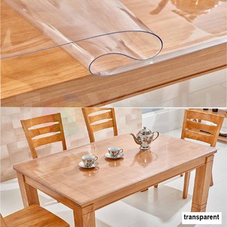 Alas meja Lutsinar Transparent Table Cloth Tebal Thick 2mm 