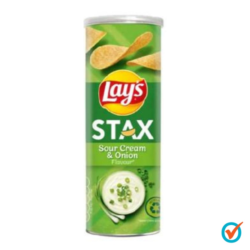 Lay's Potato Chips My Stax 135g Sour Cream & Onion Shopee Malaysia