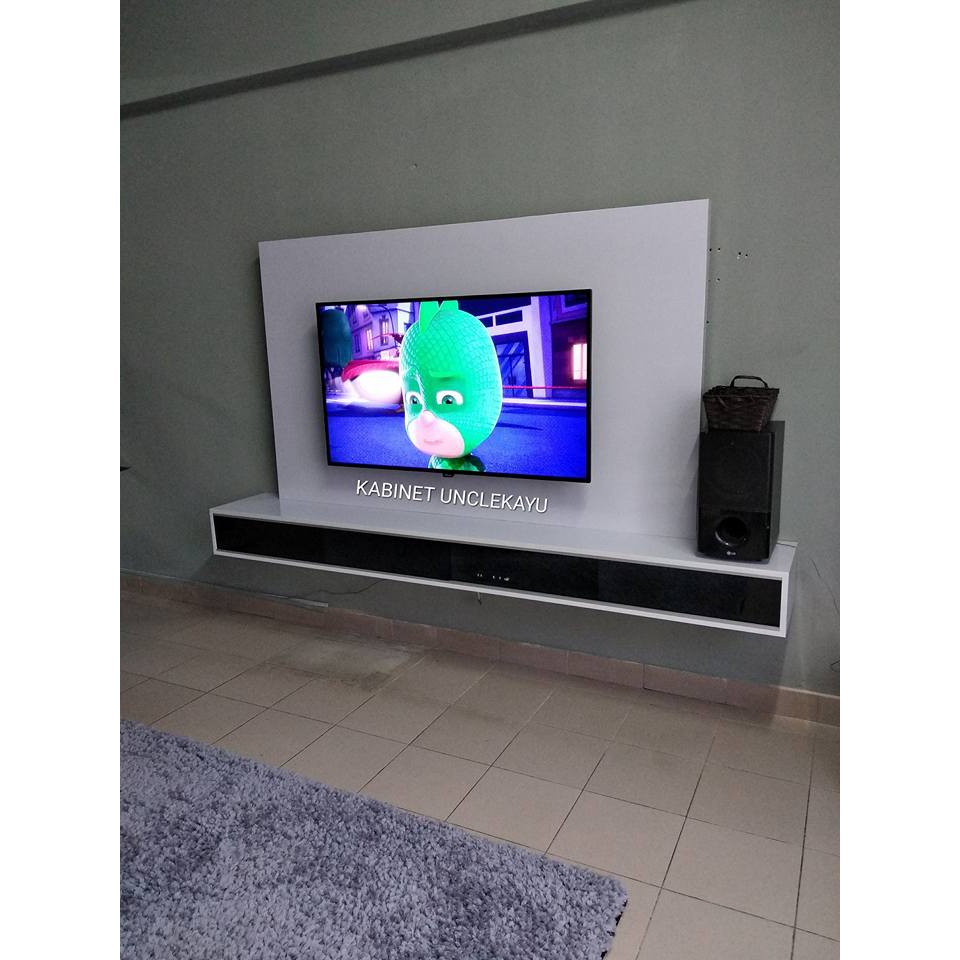 INSTALLMENT Wall mount modern floating tv / tv moden