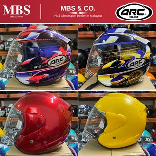 Arc Ritz Yf1 Yf Design Helmet Visor Original Shopee Malaysia