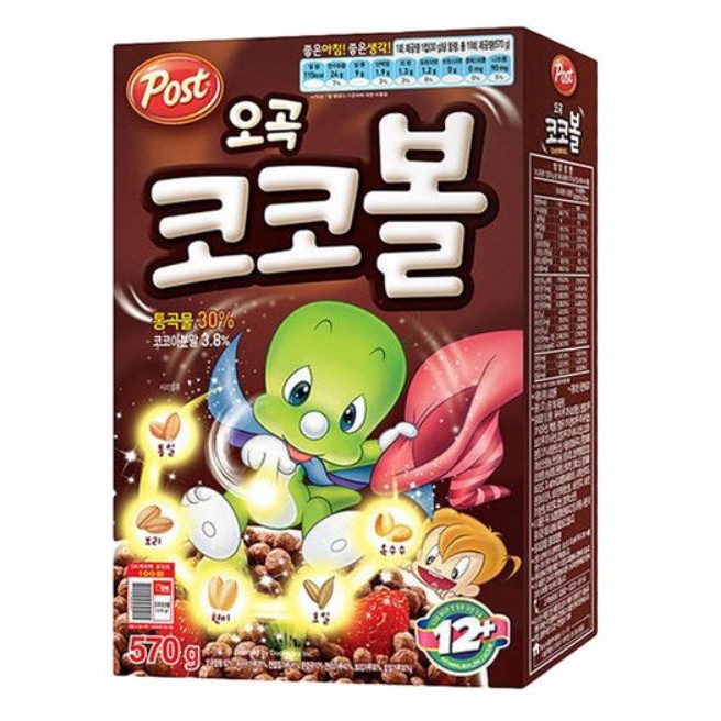 From KOREA Post Cocoball Cereal 570g X 1P Chocolate From KOREA Post Cocoball Cereal 570g X 1P Chocolate