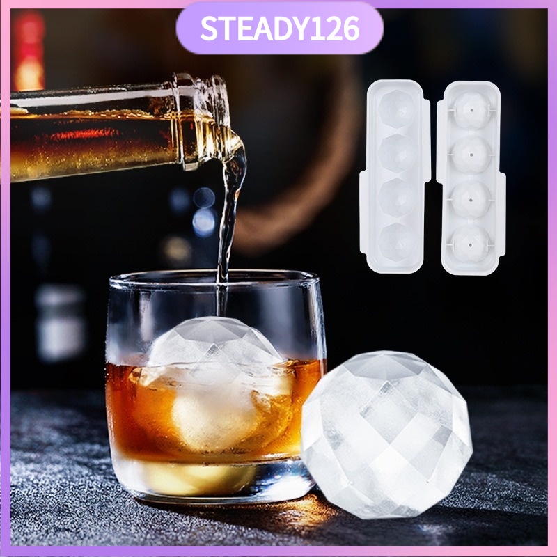 🌸STEADY126🌸Ice Cube Tray Mold Ice Ball Maker Ice Cube Maker Ice Maker Ice Ball Mold Ice Cube Mould Whiskey Wine 冰球模具