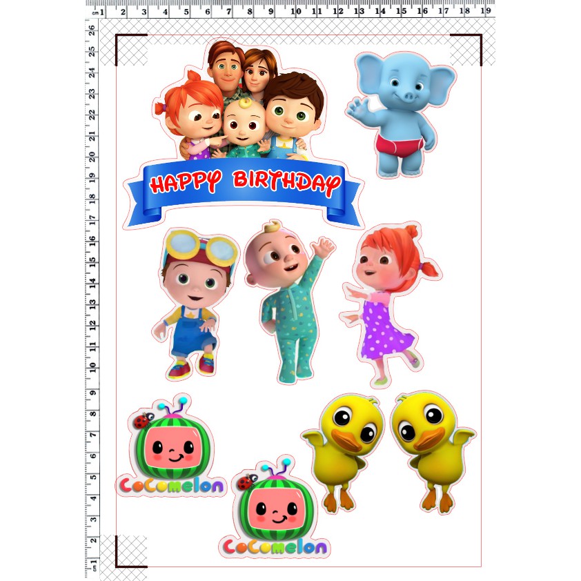 Download Cocomelon Cake Topper 003 | Shopee Malaysia