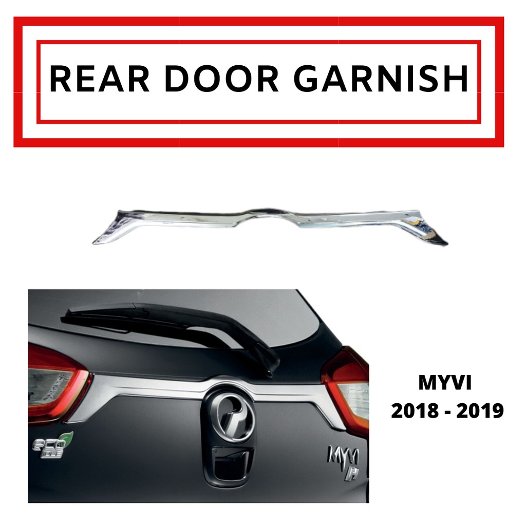 BACK / REAR DOOR GARNISH (CHROME) - PERODUA MYVI (2018 