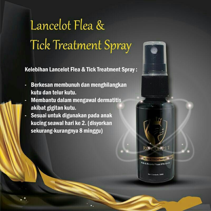 UBAT KUTU KUCING PET SPRAY FUNGUS KUTU BACTERIA LUKA KURAP