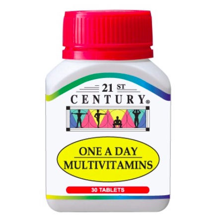 21ST CENTURY ONE A DAY MULTIVITAMINS TABS 30S PACK-OF-1/3 EXP06/2026