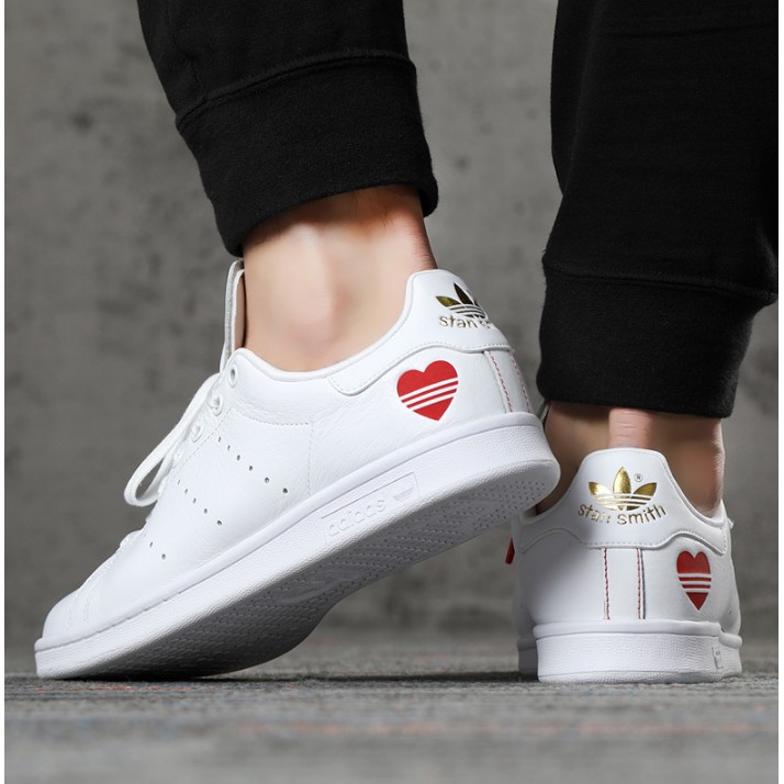 stan smith love heart