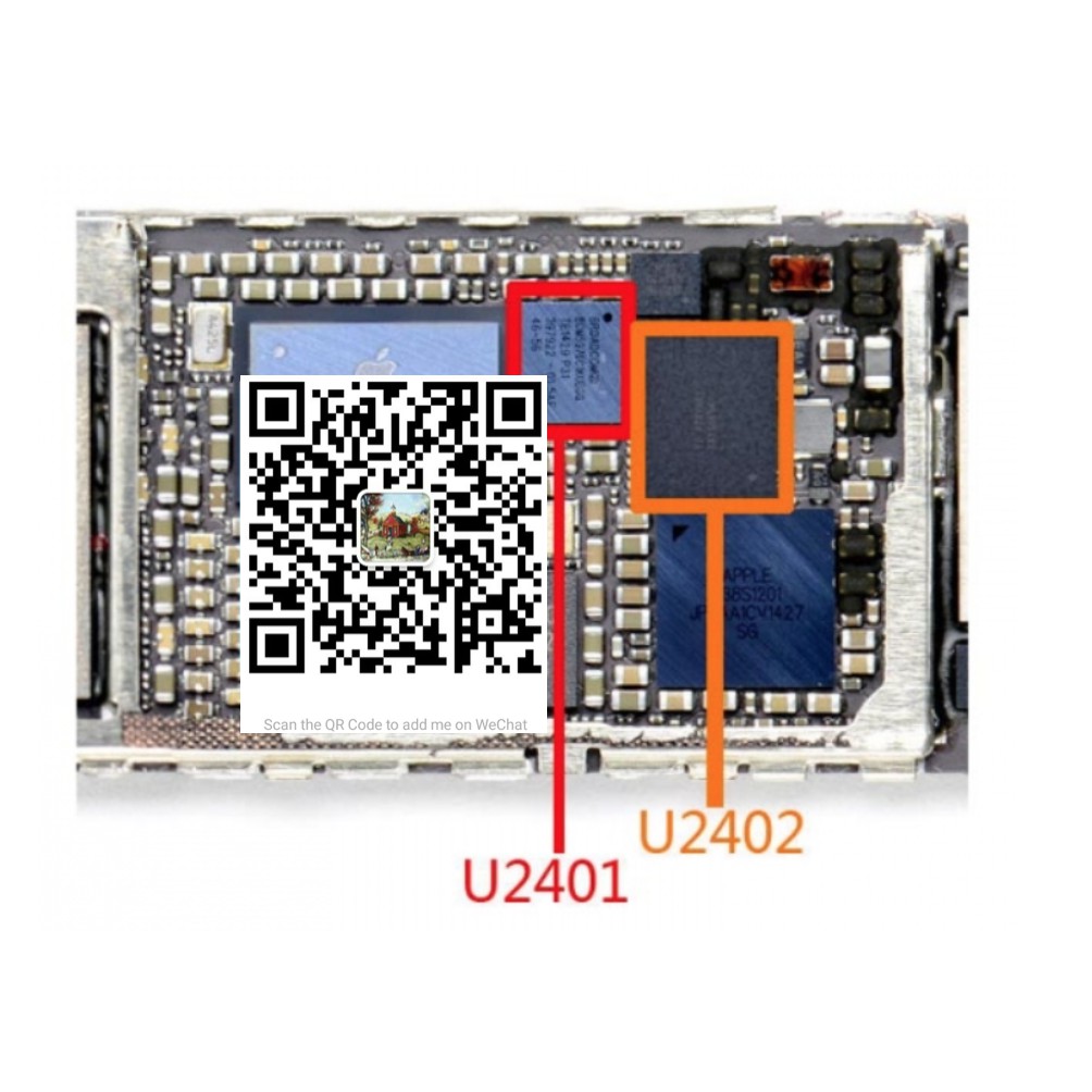 Iphone 6 6 Plus Touch Screen Ic Chip U2401 U2402 Black Silver 343s0694 Shopee Malaysia