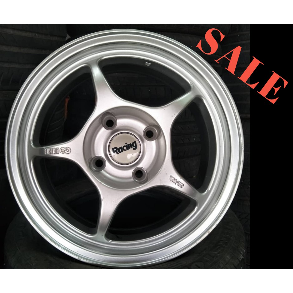 Ready Stock Sport Rim Car 7x15 Wt565a Rpo1 114 3mm Et35 Wheel 1set Silver