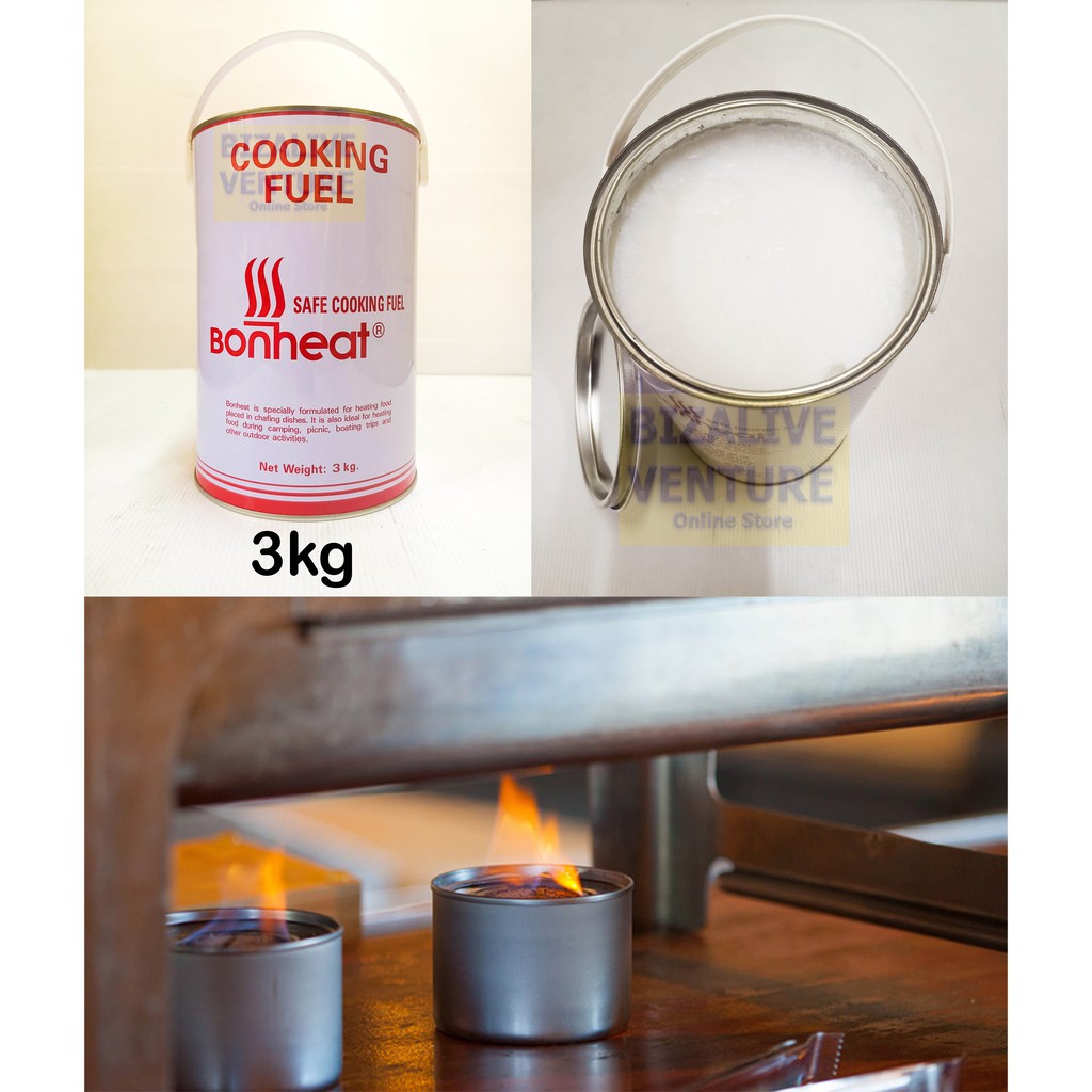 3kg Chafing Fuel Heating | Food Heating Gel | Liter Chafing Dishes | Wax Lilin Buffet | Candle Wax Fuel | Unggun Api