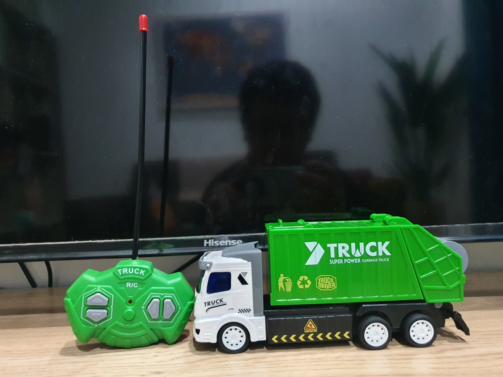 148 REMOTE CONTROL SANITATION RUBBISH TRUCK RC LORI SAMPAH Shopee