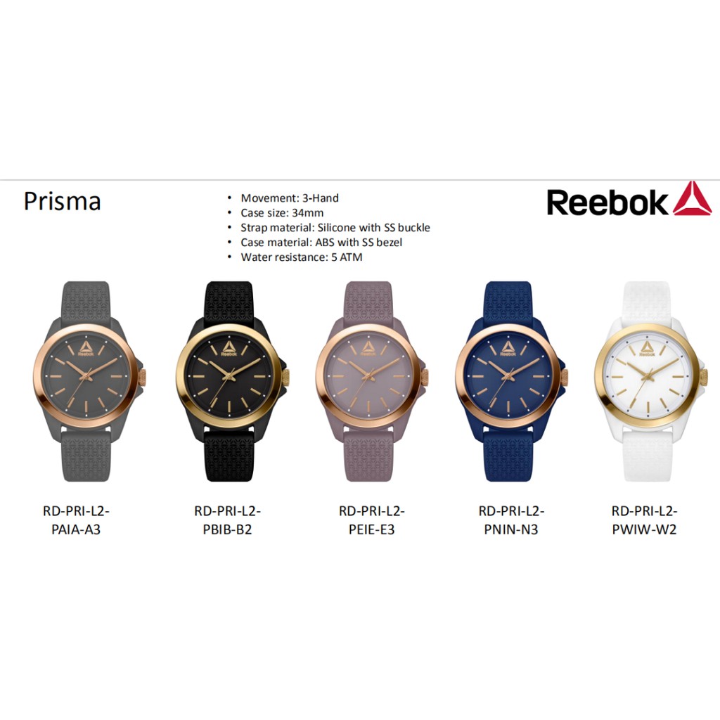 reebok watch water resistant