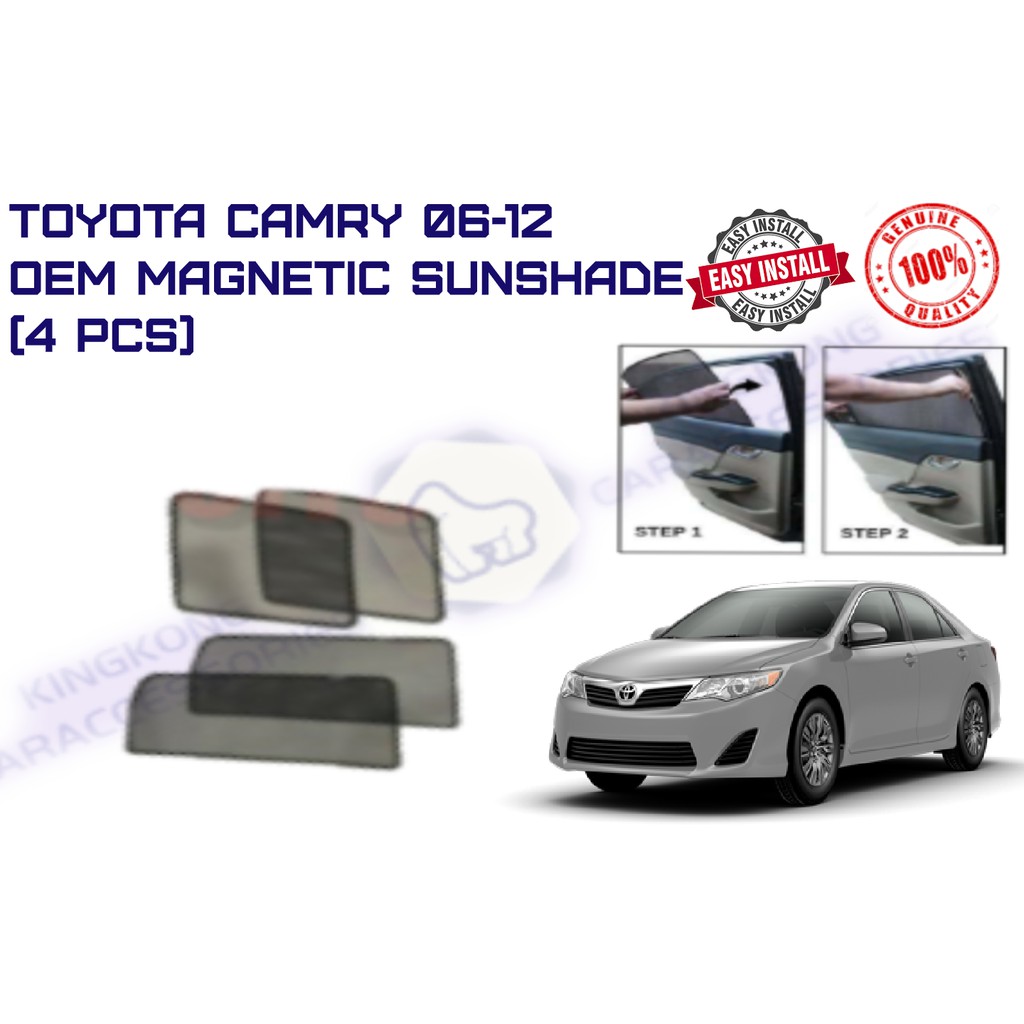 TOYOTA CAMRY 06-12 OEM MAGNETIC SUNSHADE (4 PCS) | Shopee Malaysia