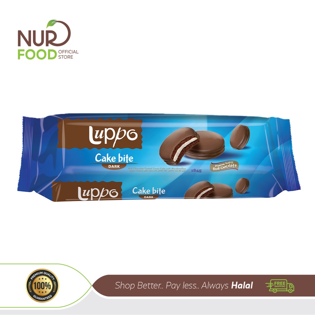 LUPPO CAKE BITE DARK 184G Shopee Malaysia