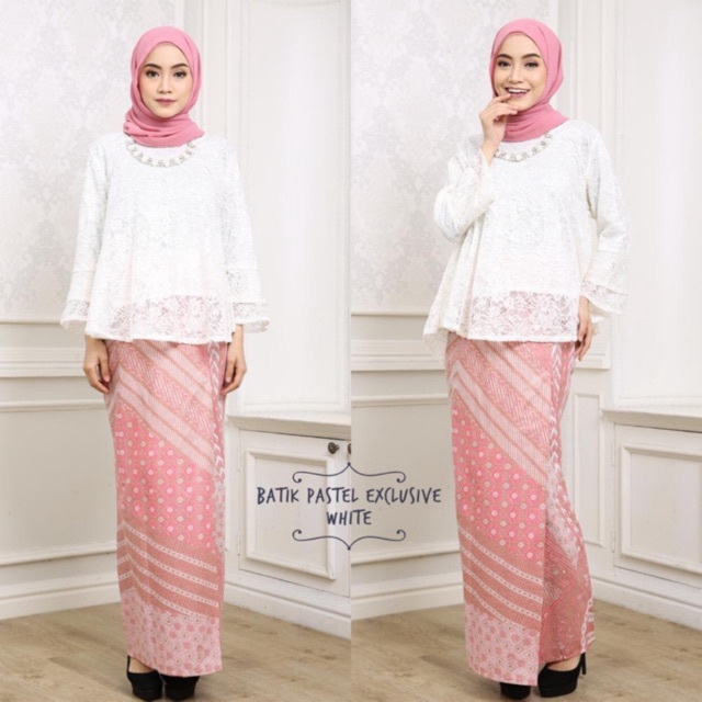  ONE SET KURUNG BATIK  BABYDOLL PASTEL EXCLUSIVE BAJU  