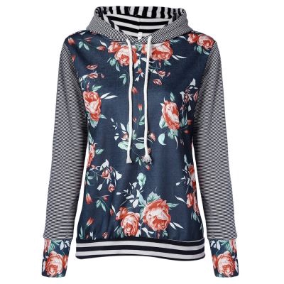 floral print hoodie