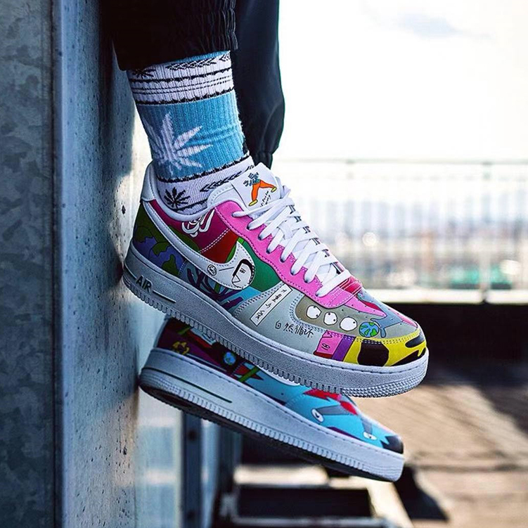 ruohan wang af1 on feet