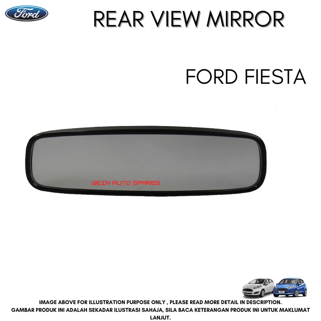 FORD GENUINE REAR VIEW MIRROR / ROOM MIRROR FORD FIESTA Shopee Malaysia
