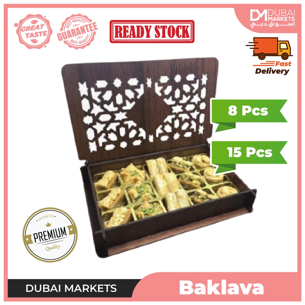 Buy Baklava Arabic Sweet Mix Pack With Wooden Box Seetracker Malaysia
