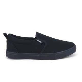ABARO Unisex Slip Resistant-7295A Slip On Thick Rubber Insole Sneaker/School Shoes/Kasut Sekolah Hitam/Extra Large/校鞋/布鞋 #4