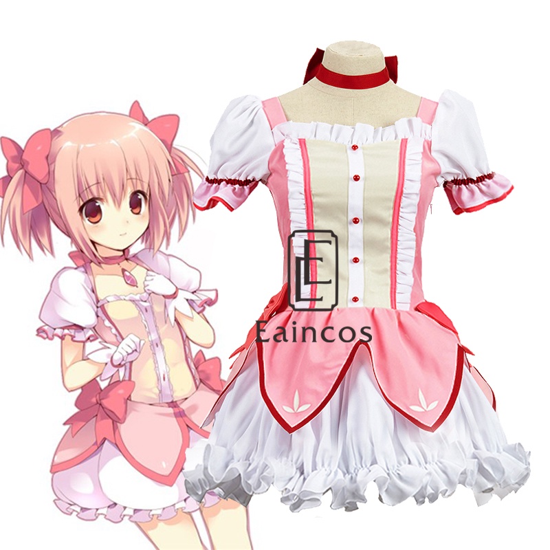 Anime Puella Magi Madoka Magica Kaname Madoka Uniform Cosplay Costume Dress  Full Set Custom-made | Shopee Malaysia