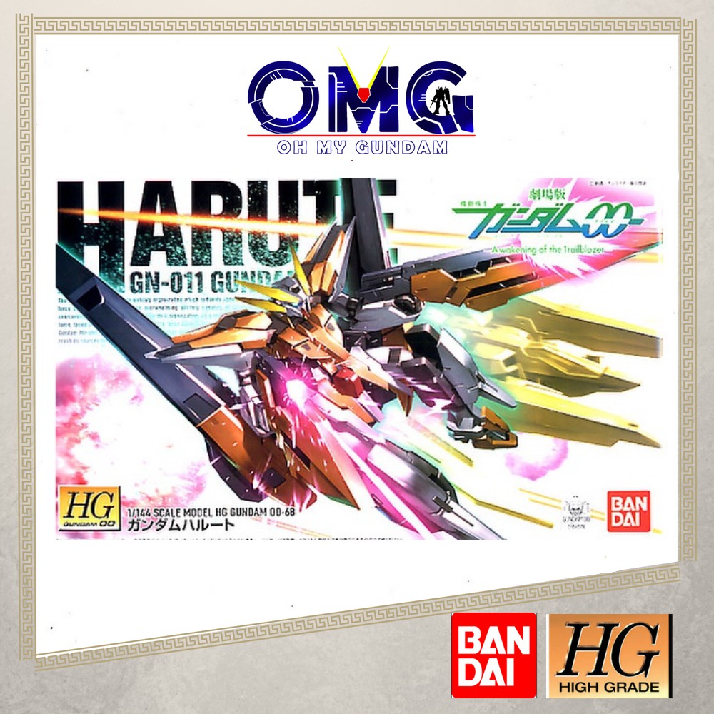 Bandai HG Gundam Harute 58785 GN011 0068 OMG 1/144 GN011 68 Gundam 00