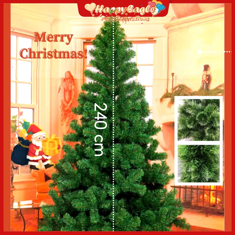 pokok Krismas 4ft/5ft/6ft/7ft/6f Christmas Tree Christmas Decor Metal