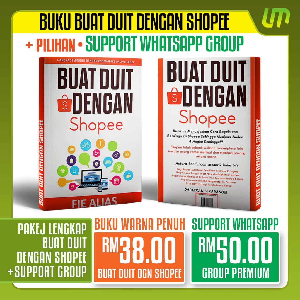 Buku Fizikal Panduan Buat Duit Dengan Shopee Dengan Pilihan Support Group Telegram Whatsapp Bukan E Book