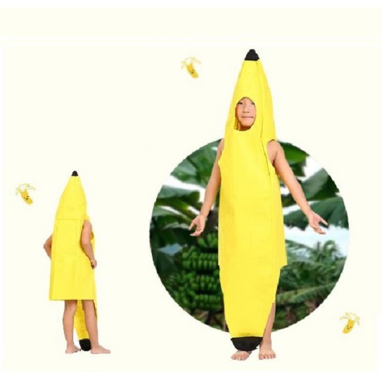 Halloween Banana Costume For Kids and Adults