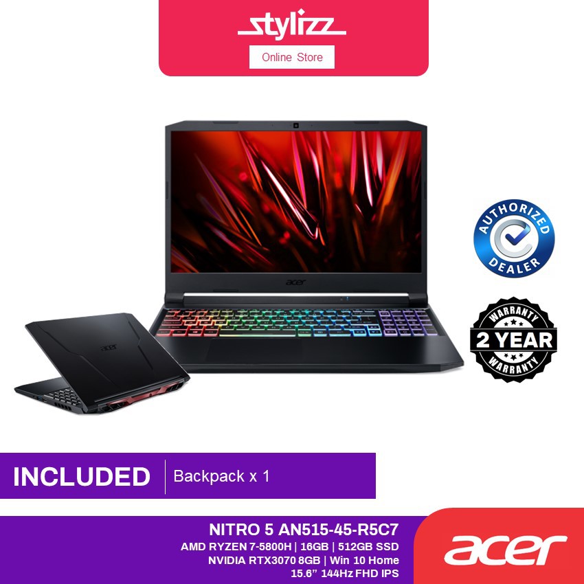 Acer nitro 5 an515 45 r167 обзор