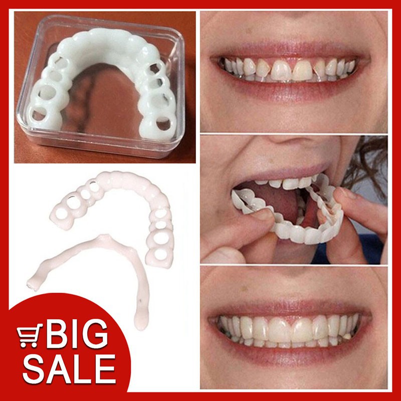 2019 New Simulated Braces Teeth False Tooth Silicone Dentures