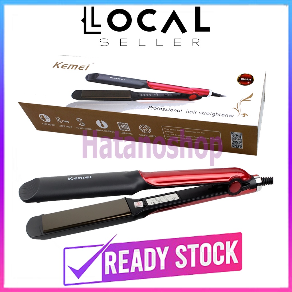 KEMEI KM-531 KM-329 KM-2219 Professional Hair Straightener Electric Wet / Dry Straightening Ceramic Flat Iron Hair Styli