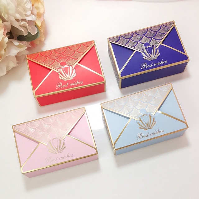 100 Pcs Gift Box Stylish Party Door Gift Box Wedding Favours Candies Box Goodies Box Shopee Malaysia