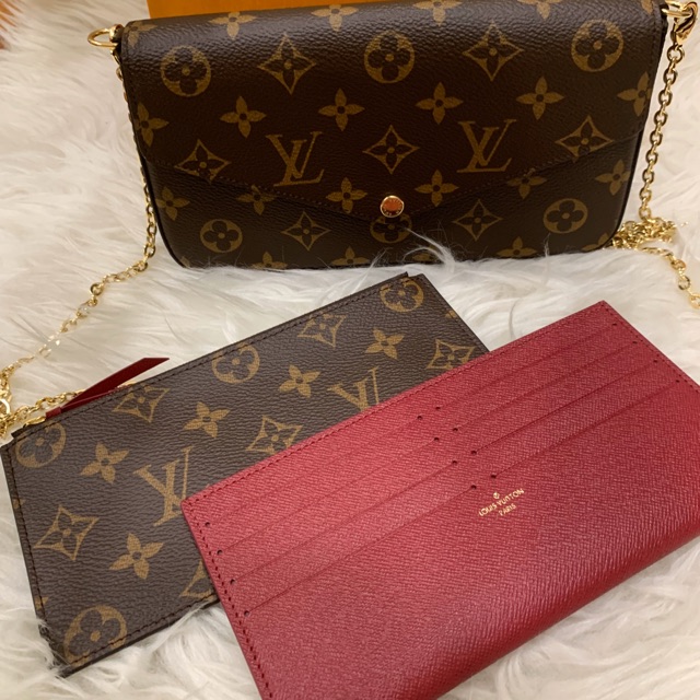 damper Rullesten marxistisk Louis Vuitton pochette FELICIE | Shopee Malaysia