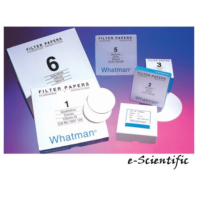 WHATMAN Filter Paper (No. 1/2/3/4/5/6), 100pcs/box Shopee Malaysia