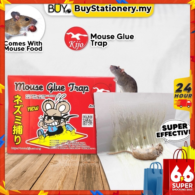 Kijo Mouse Trap Strong Glue Perangkap Tikus Pest Control Gam Tikus (GAM9900) - (1/s) Perangkap Tikus Berkesan Pelekat