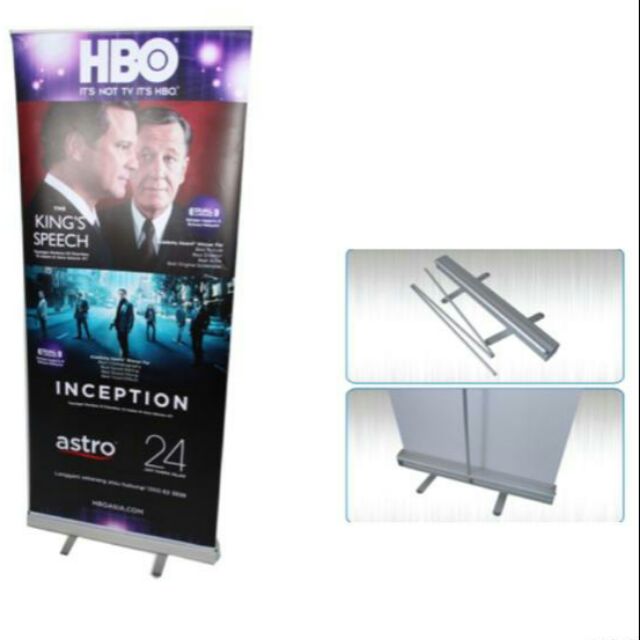 Roll Up Bunting Stand (Without Printing) Shopee Malaysia