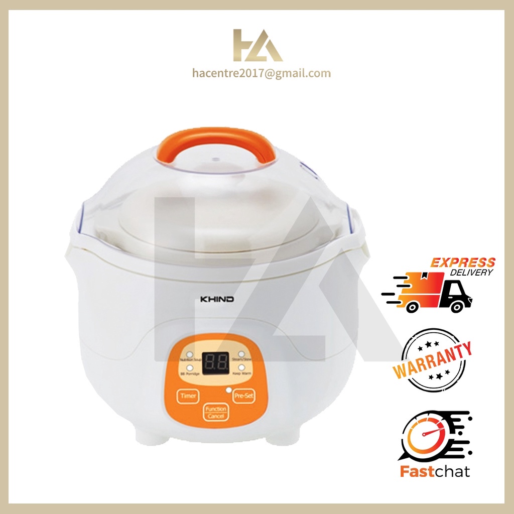 kitchenaid Khind 0.7L Porridge Cooker BPS07 煲粥 / 慢炖 / 电炖锅 Periuk Bubur Elektrik