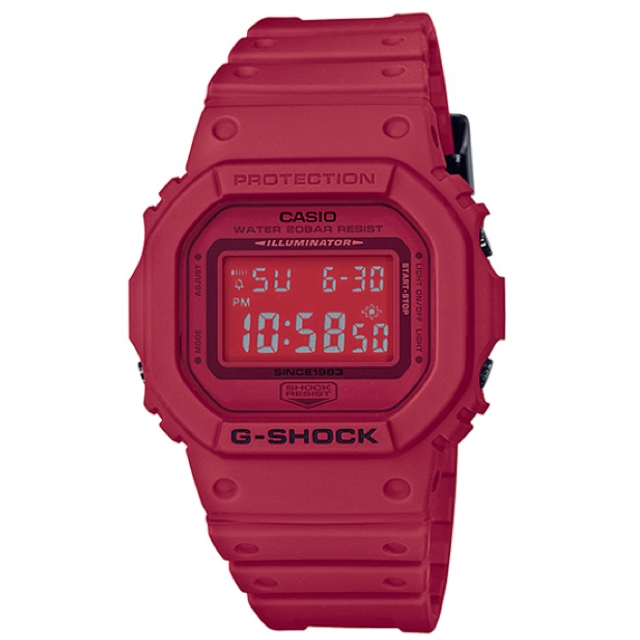 g shock red out