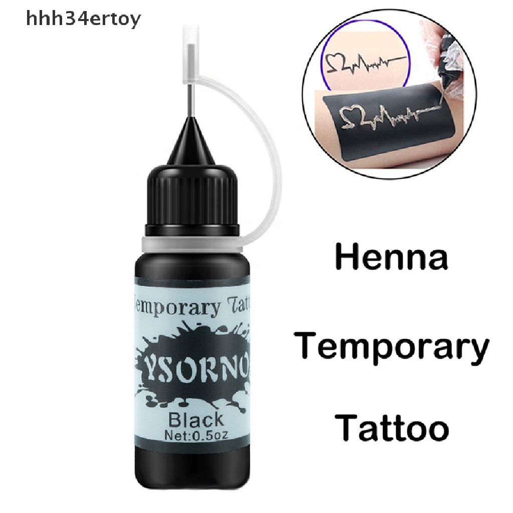 hhh34ertoy> 10Ml SemiPermanent Tattoo Ink Paste For Temporary Natural