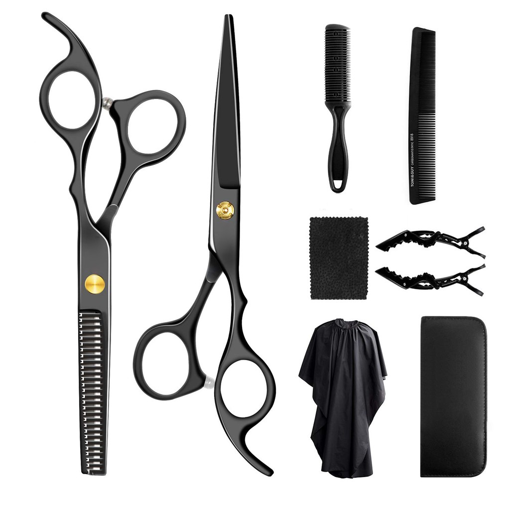 Professional Hair Cutting Scissors Set Multi-Use Home Haircut Kit Scissors  Hair Cutting Shears Set for Salon Barber | Shopee Malaysia