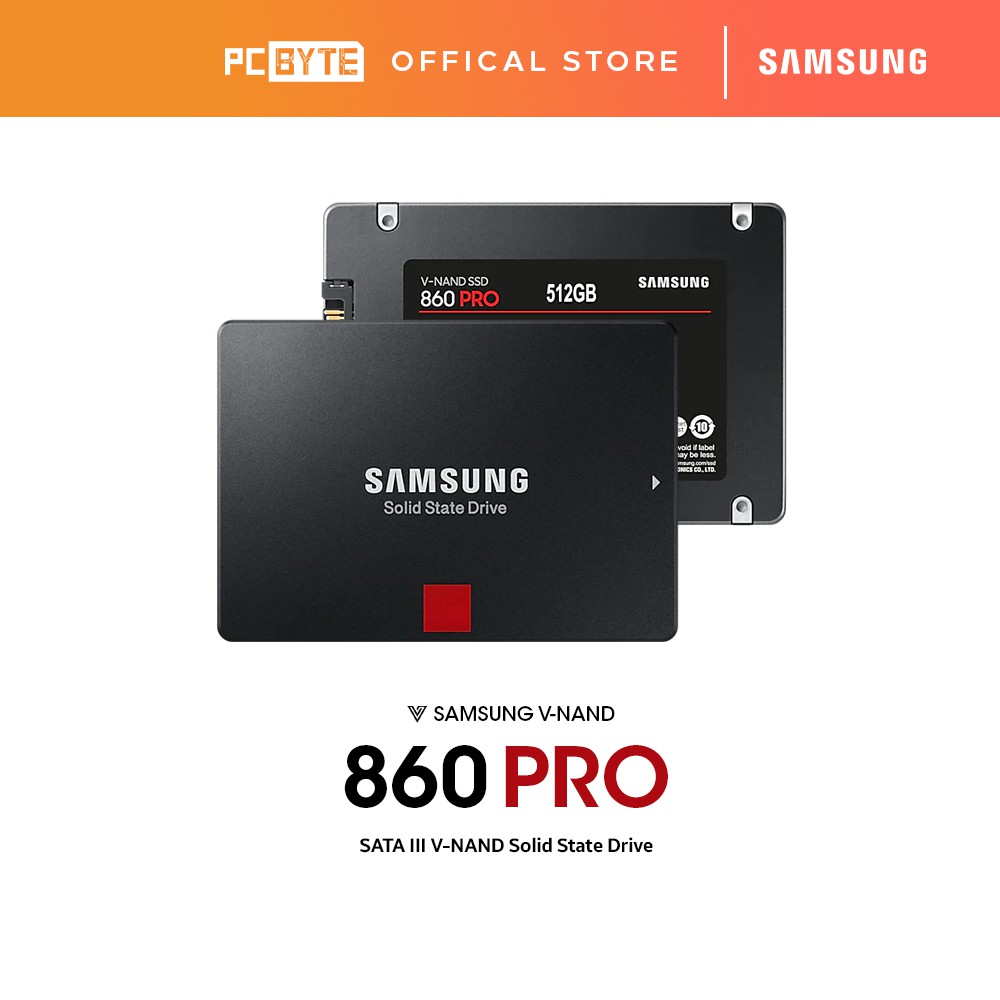 Samsung 860 Pro 25 Sata Iii Ssd 256gb512gb1tb Shopee Malaysia 2709