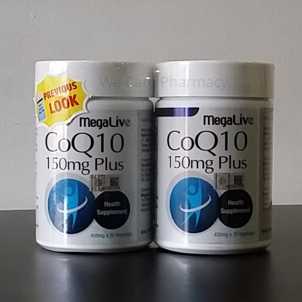 Megalive Coq10 150mg Plus Vegetable Capsules 2x30 S Shopee Malaysia