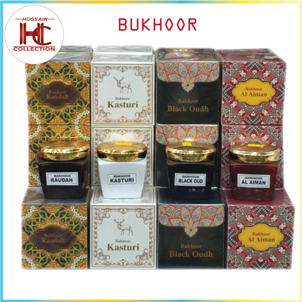 Arabic Bakhoor Bukhoor Raudah/Kasturi/Black Oud/AL Aiman 60Grams Arabic