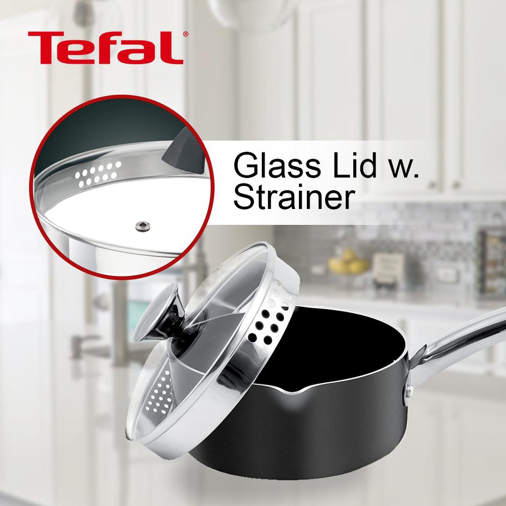 Tefal Easy Strain Cookware Set 4pcs New Pgmall 0739