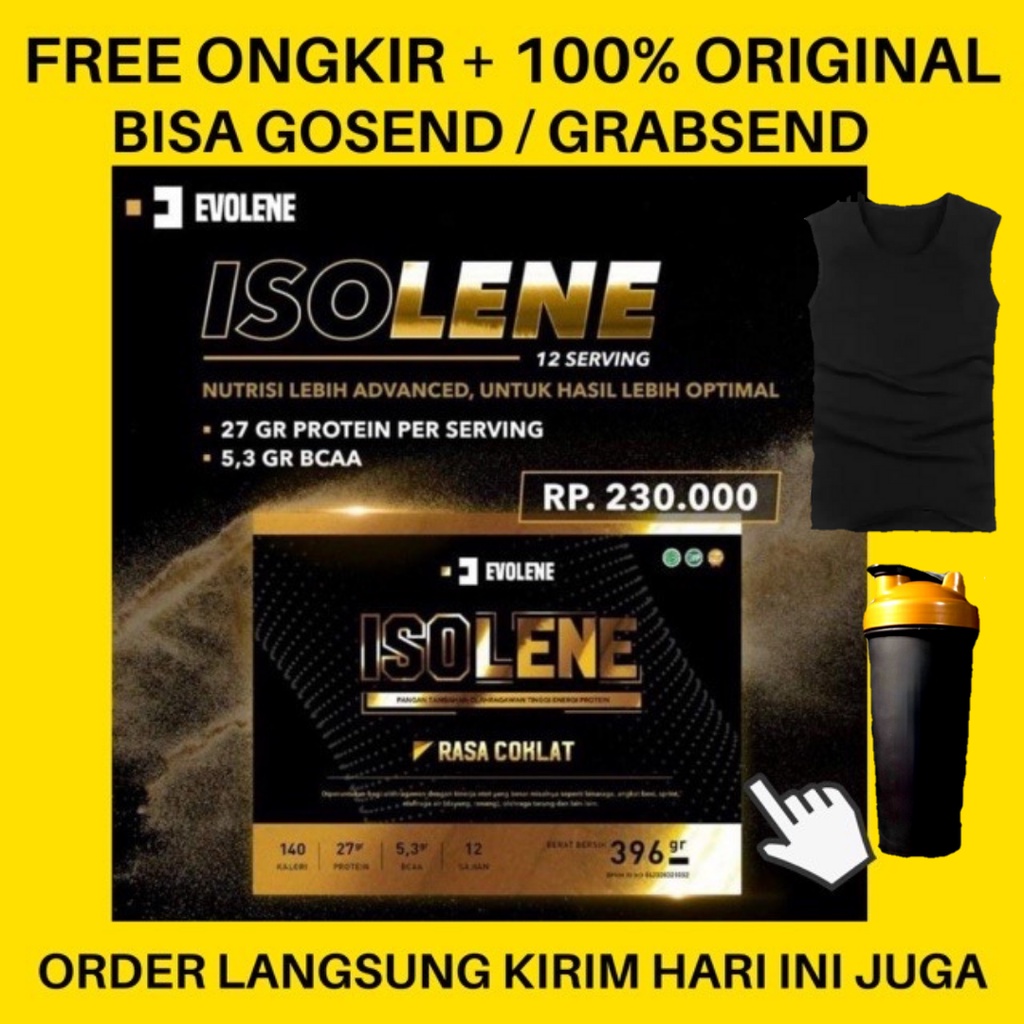 Evolene ISOLENE WHEY PROTEIN ISOLATE 396gr Contents 12 Sachets ISOLIN